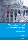 Buchcover Allgemeines Sozialversicherungsgesetz 1. Teil
