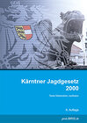 Buchcover Kärntner Jagdgesetz 2000