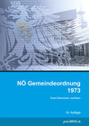 Buchcover NÖ Gemeindeordnung 1973
