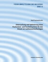 Buchcover Untersuchung und Optimierung eines Fischschutz- und Fischleitsystems für den Einsatz an Laufwasserkraftanlagen