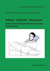 Buchcover Anfänge – Umbrüche – Wendungen