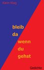 Buchcover bleib da wenn du gehst