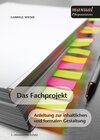 Buchcover Das Fachprojekt für Angehörige von Sozialbetreuungsberufen