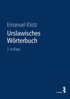Buchcover Urslawisches Wörterbuch