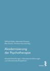 Buchcover Akademisierung der Psychotherapie
