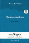 Buchcover Pervaja ljubov / Erste Liebe (Buch + Audio-Online) - Lesemethode von Ilya Frank - Zweisprachige Ausgabe Russisch-Deutsch