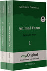 Buchcover Animal Farm / Farm der Tiere - 2 Teile (Buch + 2 MP3 Audio-CD) - Lesemethode von Ilya Frank - Zweisprachige Ausgabe Engl