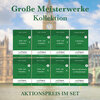 Buchcover Große Meisterwerke Kollektion Hardcover (Bücher +8 MP3 Audio-CDs) - Lesemethode von Ilya Frank - Zweisprachige Ausgabe E