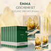 Buchcover Emma Geschenkset - 8 Bücher (Softcover + Audio-Online) + Eleganz der Natur Schreibset Basics