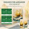 Buchcover Englisch für Anfänger Geschenkset - 4 Bücher (mit Audio-Online) + Eleganz der Natur Schreibset Basics