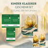 Buchcover Kinder Klassiker Geschenkset - 3 Bücher (mit Audio-Online) + Eleganz der Natur Schreibset Basics