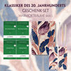 Buchcover Klassiker des 20. Jahrhunderts Geschenkset - 4 Bücher (mit Audio-Online) + Marmorträume Schreibset Basics
