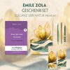 Buchcover Émile Zola Geschenkset (mit Audio-Online) + Eleganz der Natur Schreibset Premium