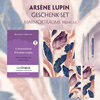 Buchcover Die Verhaftung von d’Arsène Lupin - Geschenkset (Buch + Audio-Online) + Marmorträume Schreibset Premium