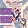 Buchcover Guy de Maupassant Geschenkset - 4 Bücher (mit Audio-Online) + Marmorträume Schreibset Premium
