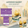 Buchcover Alphonse Daudet Geschenkset - 3 Bücher (mit Audio-Online) + Eleganz der Natur Schreibset Premium