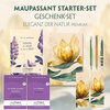 Buchcover Guy de Maupassant Starter-Paket Geschenkset 3 Bücher (mit Audio-Online) + Eleganz der Natur Schreibset Premium