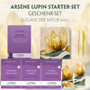 Buchcover Arsène Lupin Starter-Paket Geschenkset - 4 Bücher (mit Audio-Online) + Eleganz der Natur Schreibset Basics