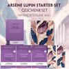 Buchcover Arsène Lupin Starter-Paket Geschenkset - 4 Bücher (mit Audio-Online) + Marmorträume Schreibset Basics