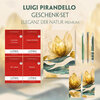 Buchcover Luigi Pirandello Geschenkset - 4 Bücher (mit Audio-Online) + Eleganz der Natur Schreibset Premium