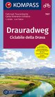 Buchcover KOMPASS Fahrrad-Tourenkarte Drauradweg - Ciclabile della Drava 1:50.000