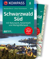 Buchcover KOMPASS Wanderführer Schwarzwald Süd mit Naturpark, Kaiserstuhl und Markgräflerland, 60 Touren mit Extra-Tourenkarte