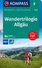 Buchcover KOMPASS Wanderführer Wandertrilogie Allgäu, 84 Touren