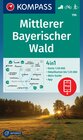Buchcover KOMPASS Wanderkarte 196 Mittlerer Bayerischer Wald 1:50.000