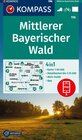 Buchcover KOMPASS Wanderkarte 196 Mittlerer Bayerischer Wald 1:50.000