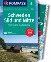 Buchcover KOMPASS Wanderführer Schweden Süd und Mitte, Von Skåne bis Dalarna, 80 Touren mit Extra-Tourenkarte