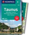 Buchcover KOMPASS Wanderführer Taunus, Naturpark Taunus, Naturpark Rhein-Taunus, Lahn-Taunus, 60 Touren mit Extra-Tourenkarte