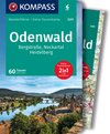Buchcover KOMPASS Wanderführer Odenwald, 60 Touren mit Extra-Tourenkarte