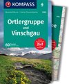 Buchcover KOMPASS Wanderführer Ortlergruppe und Vinschgau, 60 Touren mit Extra-Tourenkarte