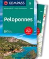 Buchcover KOMPASS Wanderführer Peloponnes, 55 Touren mit Extra-Tourenkarte