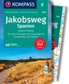 Buchcover KOMPASS Wanderführer Jakobsweg Spanien, Camino Francés. Von den Pyrenäen nach Santiago de Compostela und Fisterra, 60 Et