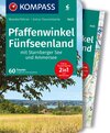Buchcover KOMPASS Wanderführer Pfaffenwinkel, Fünfseenland, Starnberger See, Ammersee, 60 Touren mit Extra-Tourenkarte