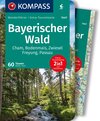 Buchcover KOMPASS Wanderführer Bayerischer Wald, Cham, Bodenmais, Zwiesel, Freyung, Passau, 60 Touren mit Extra-Tourenkarte