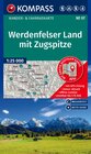 Buchcover KOMPASS Wanderkarte 07 Werdenfelser Land mit Zugspitze 1:25.000