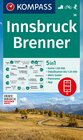 Buchcover KOMPASS Wanderkarte 36 Innsbruck, Brenner 1:50.000