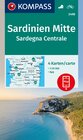Buchcover KOMPASS Wanderkarten-Set 2498 Sardinien Mitte / Sardegna Centrale (4 Karten) 1:50.000
