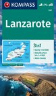 Buchcover KOMPASS Wanderkarte 241 Lanzarote 1:50.000