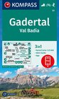 Buchcover KOMPASS Wanderkarte 51 Gadertal / Val Badia 1:25.000