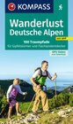 Buchcover KOMPASS Wanderlust Deutsche Alpen