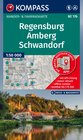 Buchcover KOMPASS Wanderkarte 176 Regensburg, Amberg, Schwandorf 1:50.000