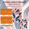 Buchcover Gustavo Adolfo Bécquer Geschenkset - 4 Bücher (mit Audio-Online) + Marmorträume Schreibset Premium