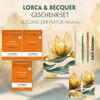 Buchcover Lorca & Bécquer Geschenkset - 3 Bücher (mit Audio-Online) + Eleganz der Natur Schreibset Premium
