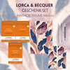Buchcover Lorca & Bécquer Geschenkset - 3 Bücher (mit Audio-Online) + Marmorträume Schreibset Premium