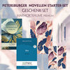 Buchcover Petersburger Novellen Starter-Paket Geschenkset - 2 Bücher (mit Audio-Online) + Marmorträume Schreibset Premium