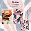 Buchcover Emma (with audio-online) Readable Classics Geschenkset + Marmorträume Schreibset Premium