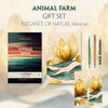 Buchcover Animal Farm (with audio-online) Readable Classics Geschenkset + Eleganz der Natur Schreibset Premium